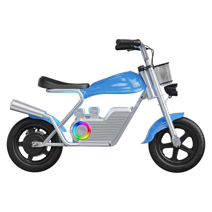 KingSong M19 Blue kids electric mini bike — official product hero