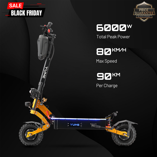 YUME X11+ | 6000W Dual-Motor All-Terrain Scooter — product view 1