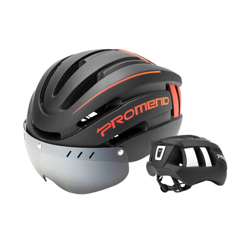 หมวกกันน็อคจักรยานอัจฉริยะ PROMEND SMART BIKE HELMET  มีไฟปรับได้ ชาร์จได้ หมวกกันน็อคสกู๊ตเตอร์ คุณภาพสูง